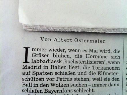 Ostermaier in der SZ